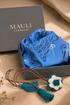Club Canine | Pure Silk Pocket Square with a Handmade Rakhi