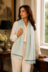 The Statement | Embroidered Fine Wool Silk Stole