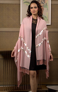 Lylaa | Embroidered Wool Silk Stole