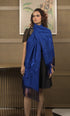 Shimmy Shimmer | Embroidered Wool Silk Stole
