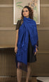 Shimmy Shimmer | Embroidered Wool Silk Stole