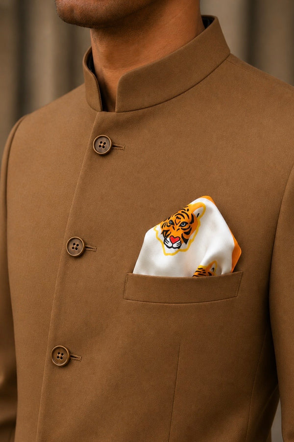 Roar Royale | Pure Silk Pocket Square