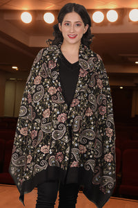 Paisley Love | Embroidered Pure Cashmere Stole