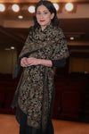 A Golden Story | Embroidered Pure Cashmere Shawl