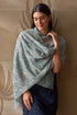 Princess Lotus | Embroidered Pure Cashmere Stole