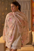 Eternal Blossom Embroidered Pure Cashmare Stole
