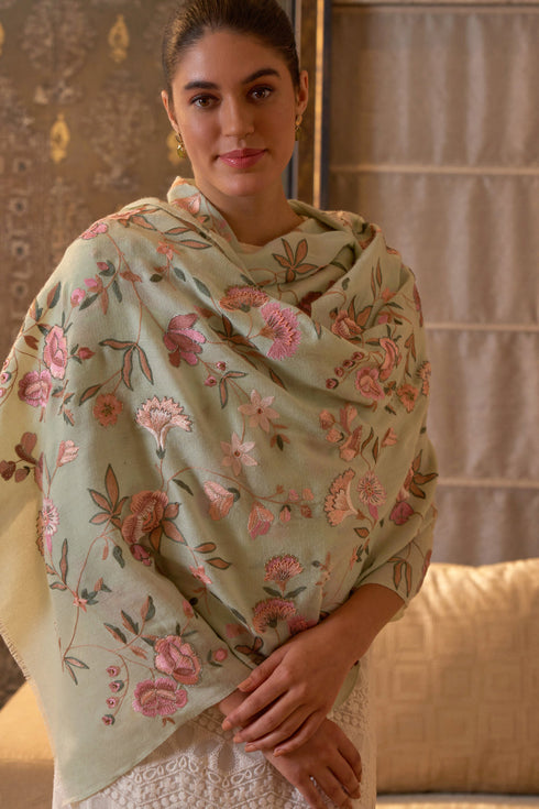 A Colorful Symphony Cashmere Stole