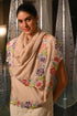 Floral Sprinkle Embroidered Wool Slik Stole