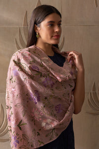Empress Dream | Embroidered Pure Cashmere Stole