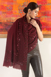 Persian Mirror Frame | Embroidered Pure Cashmere Stole