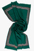 The Capitalist Embroidered Fine Wool Silk Stole