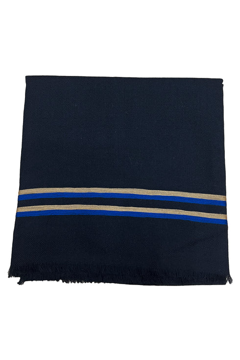 The Prudent Embroidered Fine Wool Silk Stole