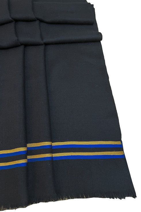 The Prudent Embroidered Fine Wool Silk Stole