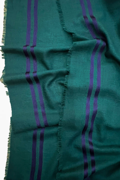 The Prudent | Embroidered Fine Wool Silk Stole