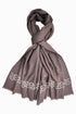 The LinkedIn | Embroidered Fine Wool Silk Stole