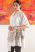Flora Royale | Embroidered Wool Silk Stole
