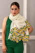 Floral Burst | Embroidered Wool Silk Stole