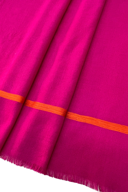 The Statement | Embroidered Fine Wool Silk Stole