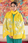 Floraison | Embroidered Wool Silk Stole