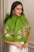 Spring Bouquet | Embroidered Wool Silk Stole