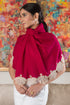Mauli Petals | Embroidered Wool Silk Stole
