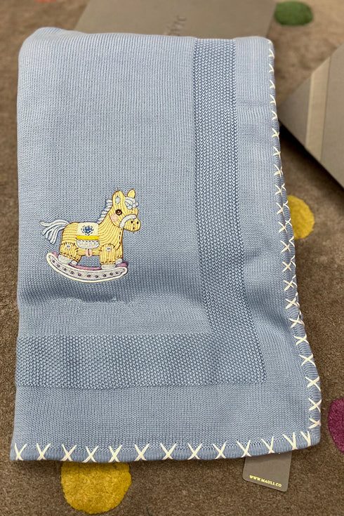 Baby Rio can't stop Rocking | Personalized Baby Blanket