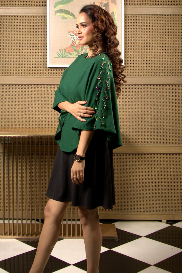 The Cascading Fall Poncho