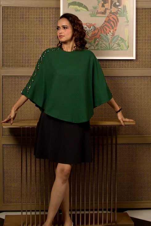 The Cascading Fall Poncho