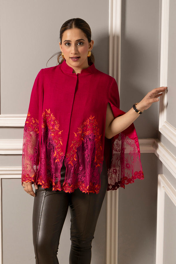 French Baroque Lace Cape