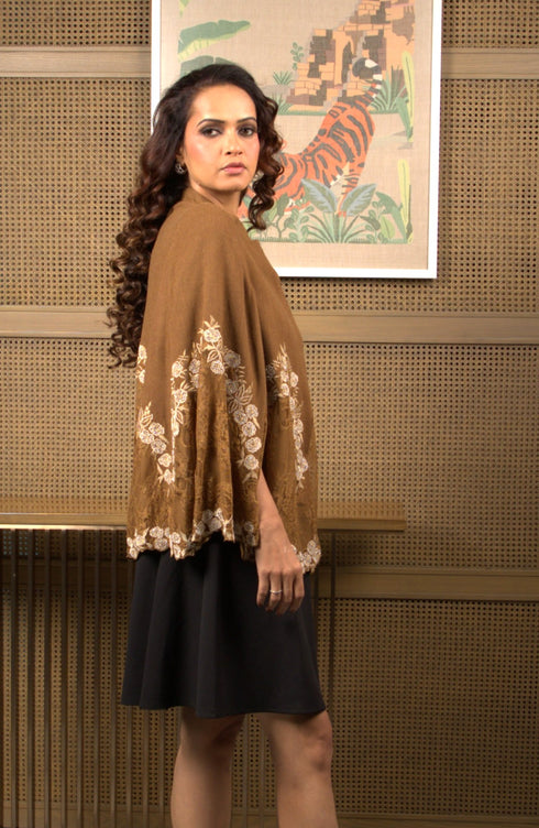 French Baroque Lace Cape