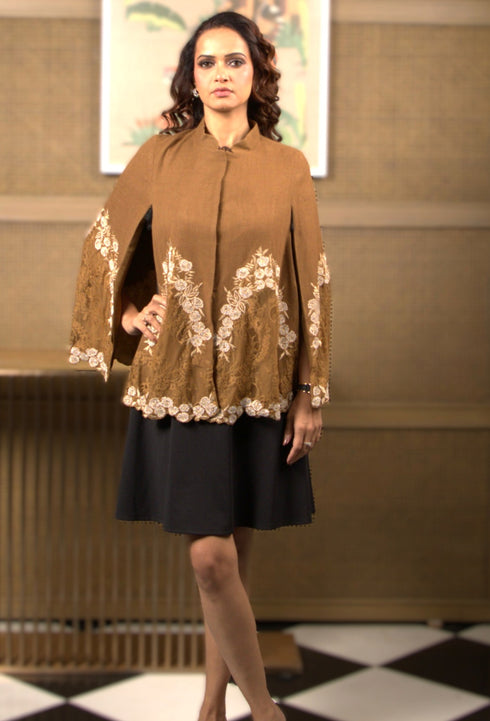 French Baroque Lace Cape