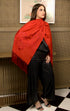 Shimmy Shimmer | Embroidered Wool Silk Stole