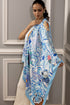 Santorini Blue | Pure Silk Twill Scarf