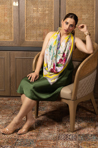Capri Botanica | Pure Silk Twill Scarf