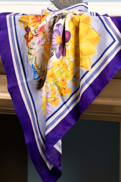 Sula Blossom | Pure Silk Twill Scarf