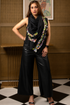 Shimmy Sequin | Embroidered Wool Silk Stole