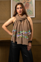 Shimmy Sequin | Embroidered Wool Silk Stole
