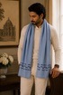 The LinkedIn | Embroidered Fine Wool Silk Stole
