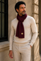The Crown | Herringbone Cashmere Personalized Muffler