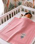 Baby Ele up in a Balloon | Personalized Baby Blanket