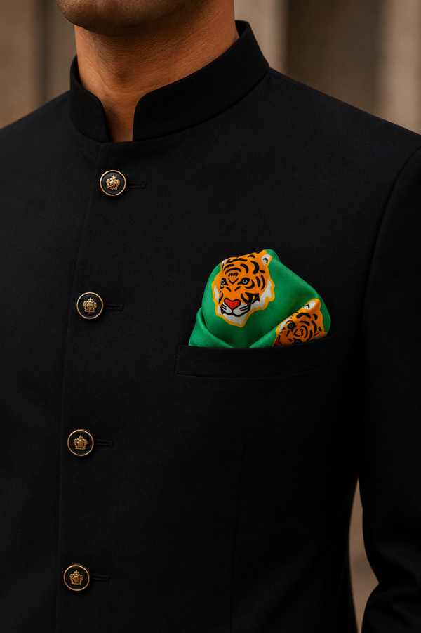 Roar Royale | Pure Silk Pocket Square