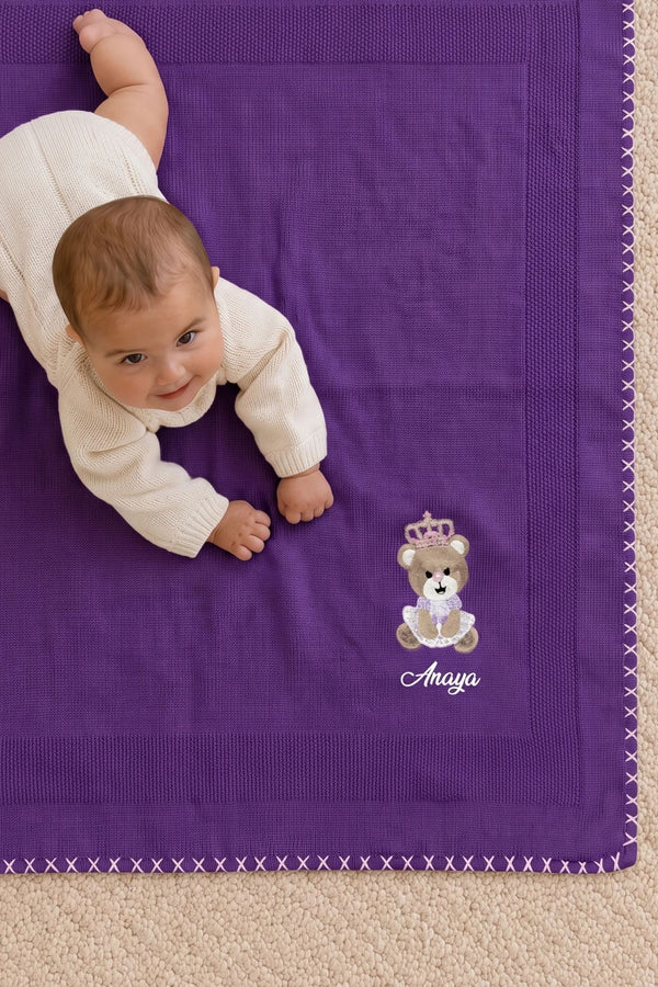 Baby Bear Princess | Personalized Baby Blanket
