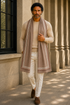 The Classic Insignia | Embroidered Wool Silk Stole