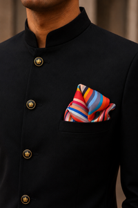 Riviera Dusk | Pure Silk Pocket Square