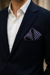 Aristocrat Dot | Pure Silk Pocket Square