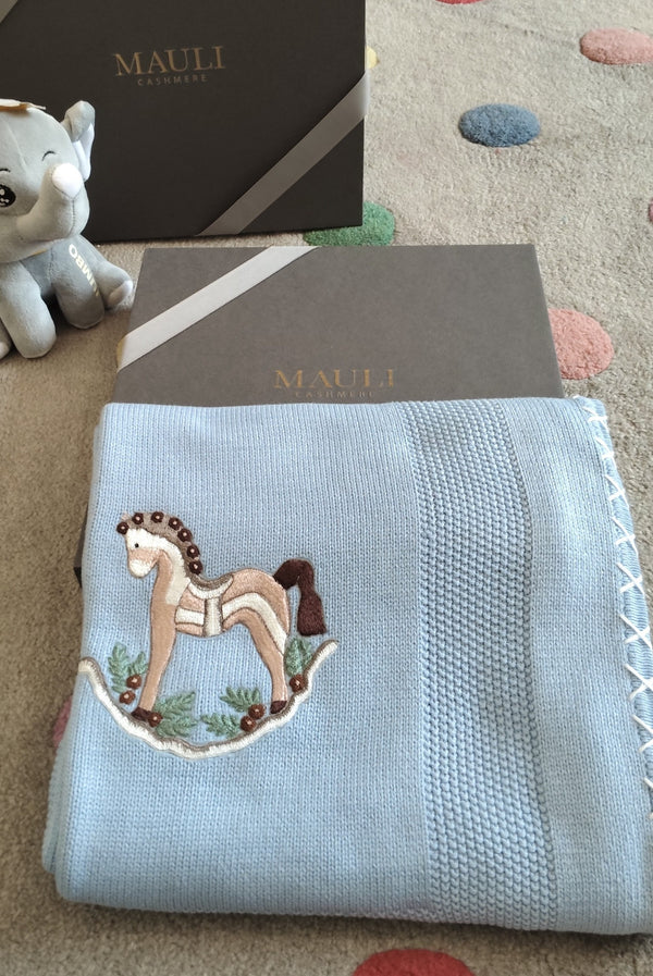 Baby Bubbles Loves Lakdi ki Kaathi | Personalized Baby Blanket