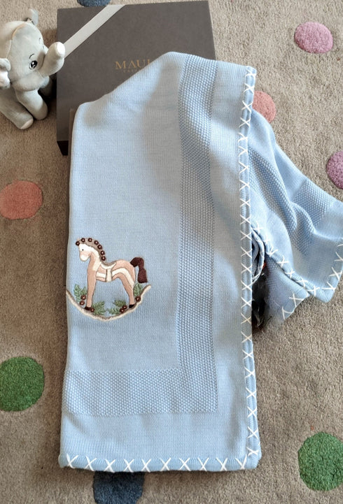 Baby Bubbles Loves Lakdi ki Kaathi | Personalized Baby Blanket