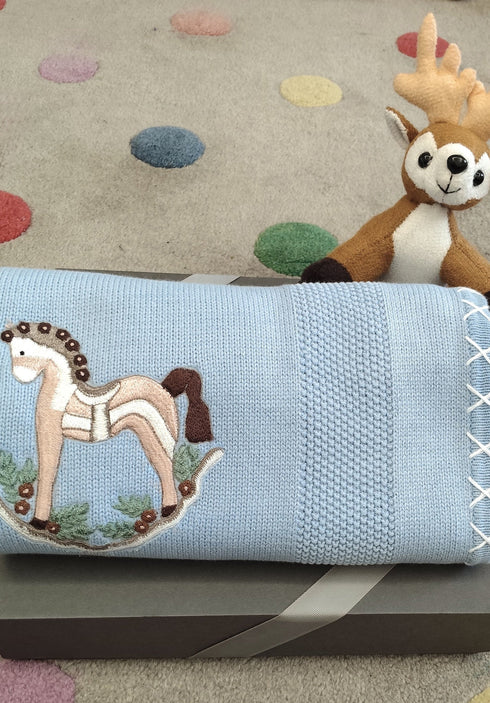 Baby Bubbles Loves Lakdi ki Kaathi | Personalized Baby Blanket