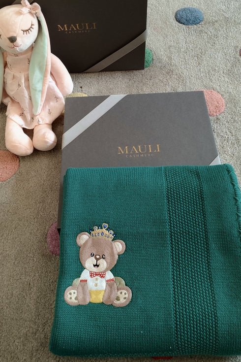Baby Bear Prince | Personalized Baby Blanket
