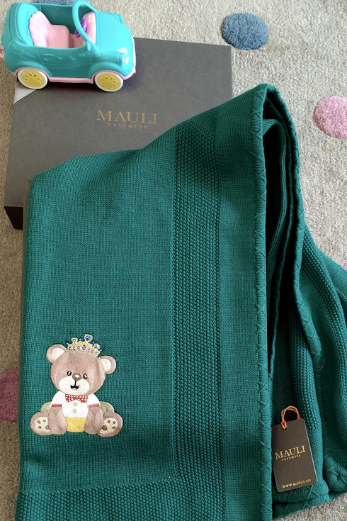 Baby Bear Prince | Personalized Baby Blanket